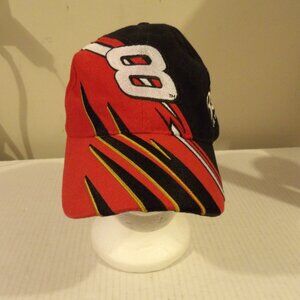 + Chase Authentics Dale Earnhardt Jr #8 NASCAR Bud King Beers Strapback Hat Y2K